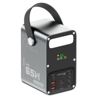 Великий Power Bank KONFULON 60000mAh 22.5W з 7 роз'ємами  швидка зарядка, LED-екран та ліхтарик